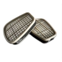 3M 6001 Organic Vapor Cartridge (Pair) | Bayonet Mount | Solvent/Paint Fumes Protection | Use with 3M 6000/7000/FF‑400 Respirators | Compatible with Prefilter Retainers